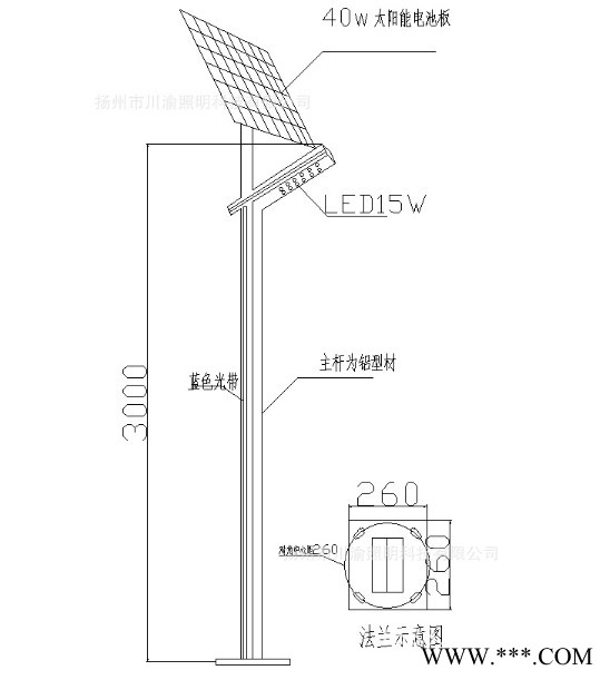 太阳能LED庭院灯.LED庭院灯、太阳能路灯、LED路灯、铝型材庭院灯图2