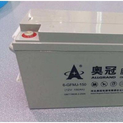 奥冠胶体蓄电池6-GFMJ-90 12V90AH光伏发电电池 太阳能专用电池 通讯电源电池 UPS电池 EPS直流屏电池