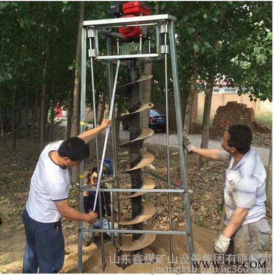 三脚架挖坑机 电线杆挖坑机 光伏发电挖坑机图4