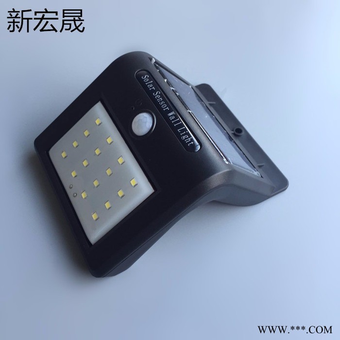 16LED太阳能灯壁灯户外防水照明庭院灯路灯花园灯图2