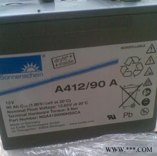 德国阳光12V180AH蓄电池/德国阳光A412/180 太阳能专用胶体蓄电池图3