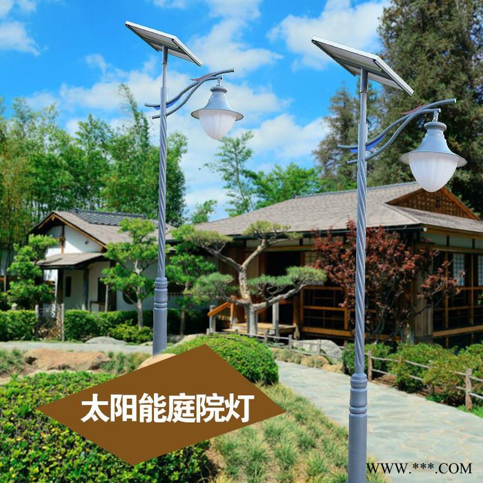 太阳能庭院灯户外超亮led庭院灯防水花园柱头景观室外路灯 3米-4.5米都可定做图7