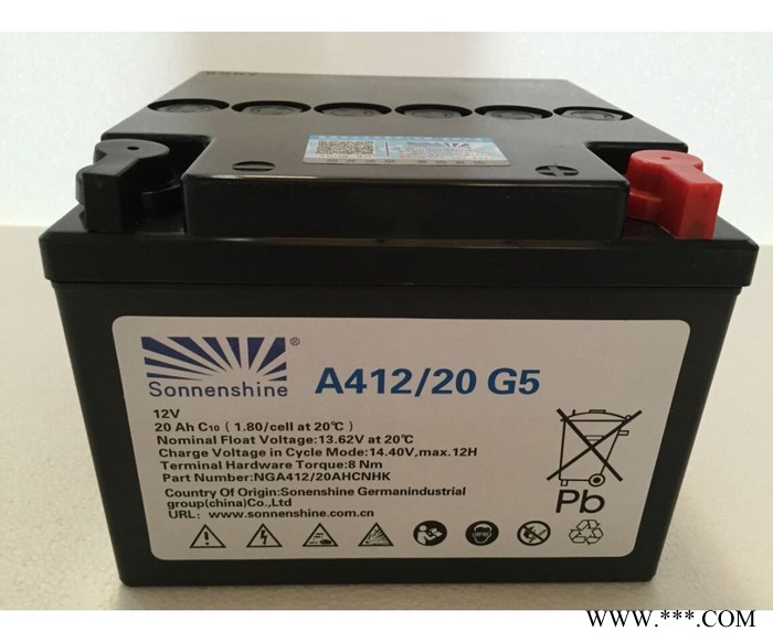 德国阳光蓄电池A412/32G6铅酸免维护蓄电池 UPS/EPS不间断电源 胶体蓄电池 太阳能应急照明消防电源图7