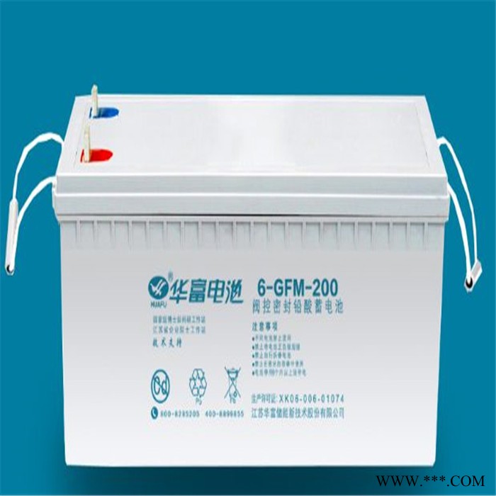 6-GFM-100华富蓄电池 太阳能胶体蓄电池12V100AH图3