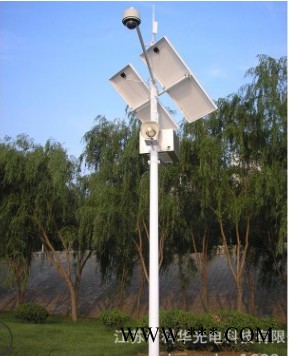 太阳能离网监控系统光伏板发电24小时监控杆 4米道路监控杆图4