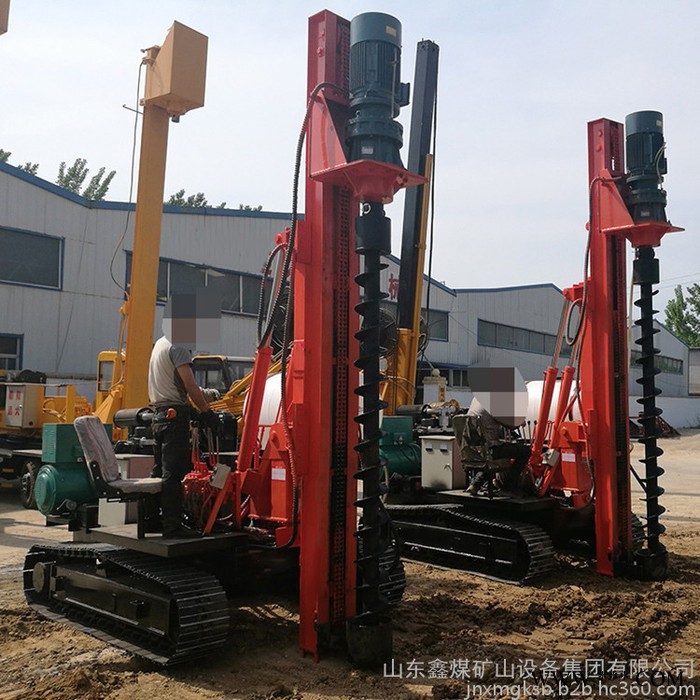 供应房屋建筑打桩机 高速公路护栏打桩机 太阳能光伏打桩机价格图6