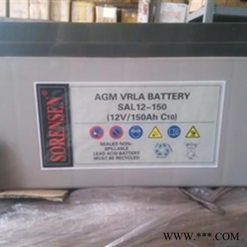 索润森蓄电池 SGL12-150 美国索润森蓄电池 12V150AH ups蓄电 直流屏蓄电池 太阳能蓄电池图2