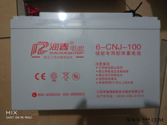 华富润春6-CNJ-100 太阳能蓄电池图2