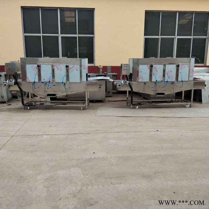 义康牌SMJ-2000型全自动猪皮燎毛机 大型鸡腿烧毛机 天然气烧毛设备图6