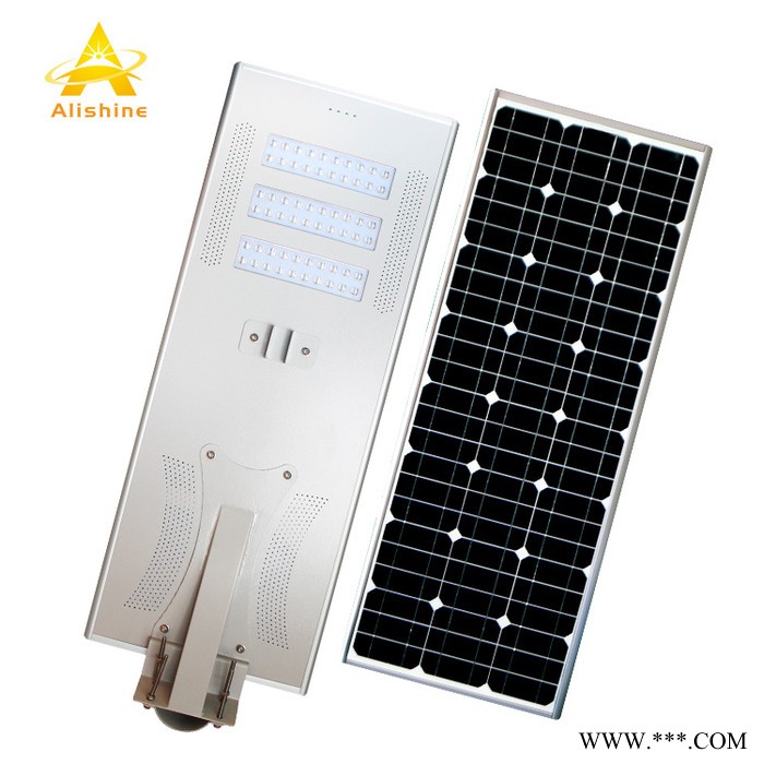 深圳工厂直销 阿里阳光AL-260 LED太阳能路灯60w 一体化太阳能路灯 太阳能庭院灯 太阳能感应灯 锂电池太阳能灯图3