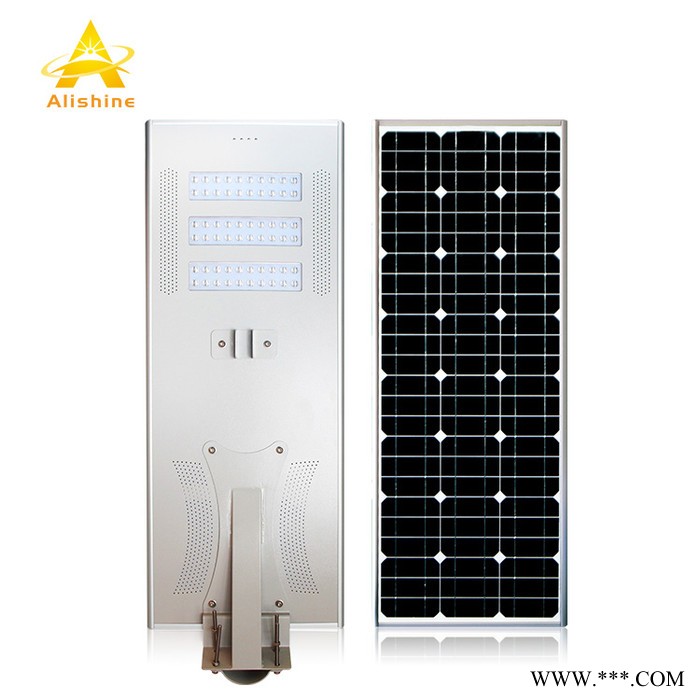 深圳工厂直销 阿里阳光AL-260 LED太阳能路灯60w 一体化太阳能路灯 太阳能庭院灯 太阳能感应灯 锂电池太阳能灯图7