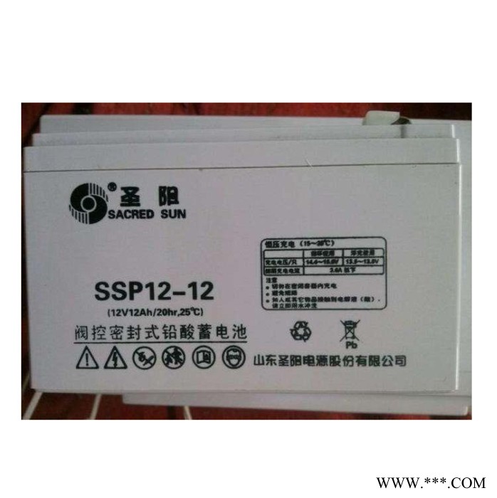 机房铅酸免维护应急电源12V65AH圣阳6GFM-65蓄电池厂家图2