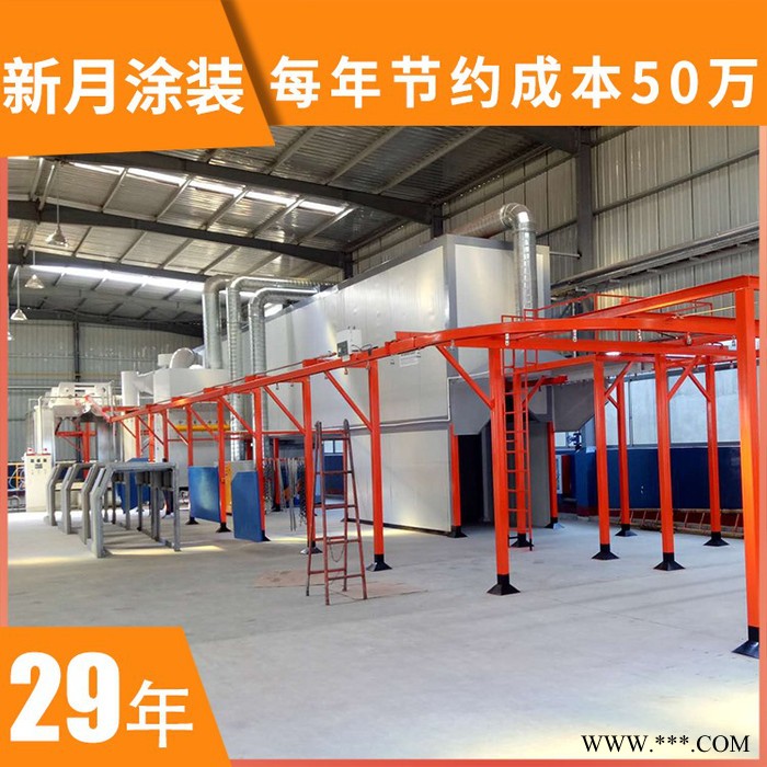 新月涂装 许昌喷塑生产线设备 天然气喷塑生产线图2