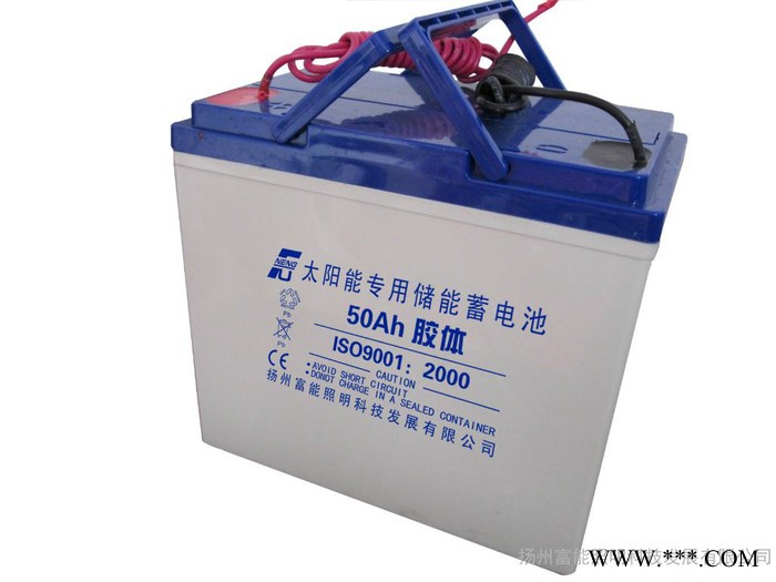 扬州富能 蓄电池12V50AH 太阳能蓄电池图3
