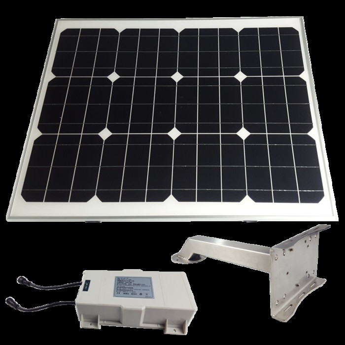 安领星12V40AH锂电池100W单晶硅太阳能供电系统智能光伏发电套装 100W太阳能供电系统图8