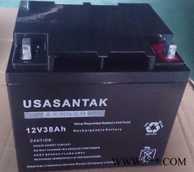 美国国际山特12V200AH免维护蓄电池 UPS电源,太阳能美国国际山特12V200AH免维护蓄电图5