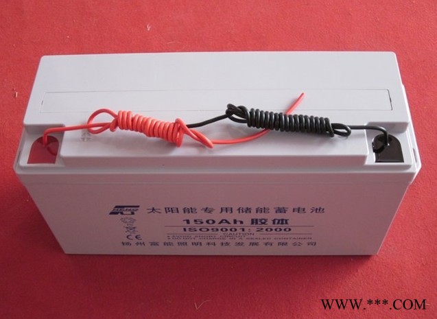 供应安徽地区太阳能路灯专用蓄电池，蓄电池厂家富能12V180AH太阳能蓄电池，特价促销图2