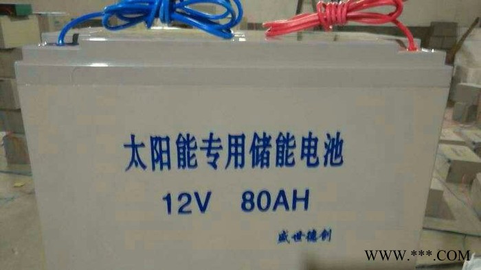 太阳能储能蓄电池12V100AH 太阳能路灯专用蓄电池 带引线电瓶图2