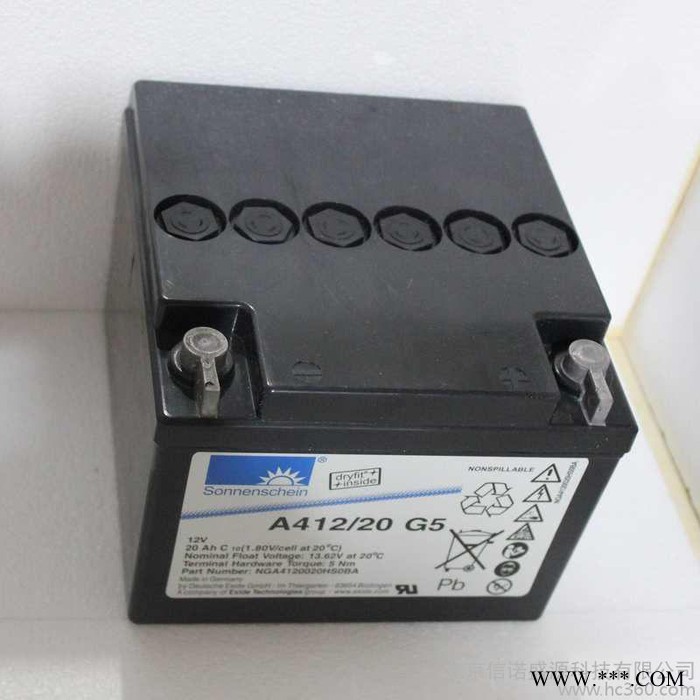德国阳光A412/20G5太阳能蓄电池图2