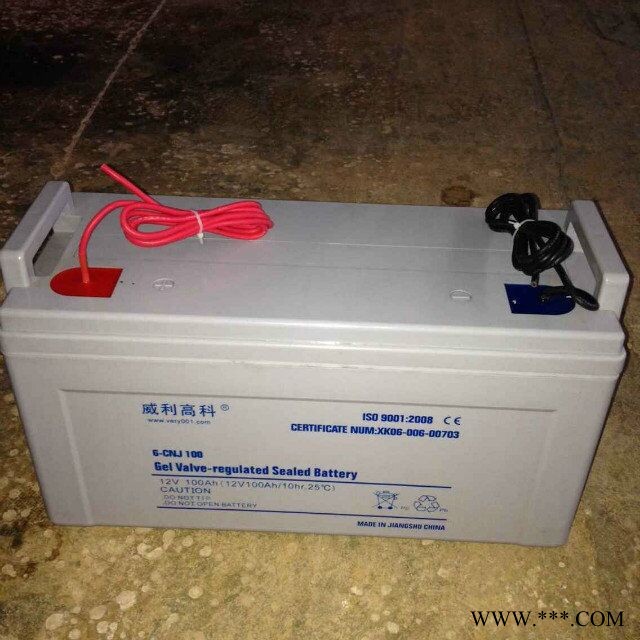 威利高科6-CNF-100蓄电池湖北恩施土家族新农村太阳能蓄电池（厂家直逼580） 胶体免维护蓄电池图4