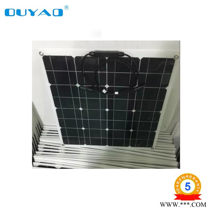 欧亚玛100W/150W/200W太阳能电池组件半柔性太阳能板图2