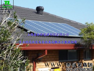 供应泰联TL01239太阳能光伏发电系统3kw屋顶电站图2