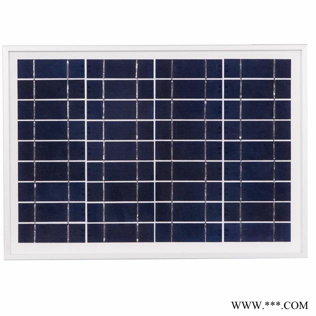 18V10W多晶太阳能电池板 用于小型发电系统 太阳能灯具上1的太阳能电池板 晶昶能JCN-P10W厂家直供可OEM图2