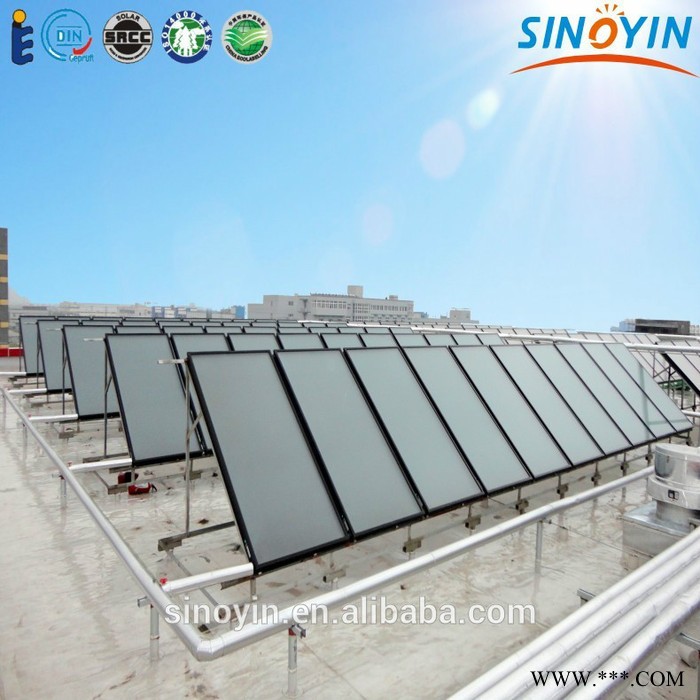 2016新款平板太阳能集热器热水器系统生产商出厂价图2