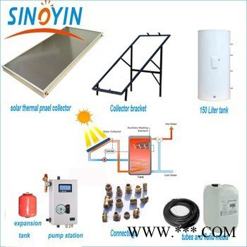 热卖汇思阳光FP-GV-C2.15平板太阳能热水器系统生产商出厂价图2