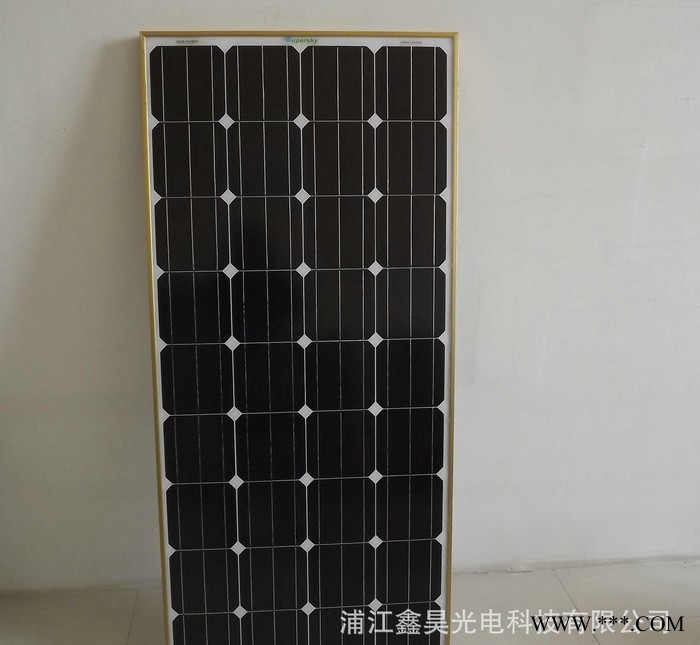 单晶150W18V太阳能电池板 光伏组件150W太阳能路灯配图3