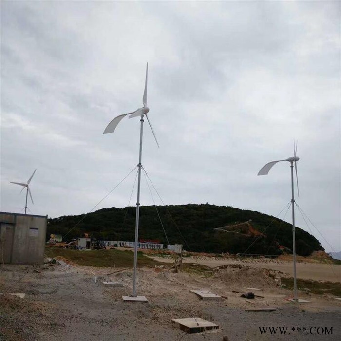 蓝润小型风力发电 水平轴风力发电机 小型风力发电系统 家用风力发电机图2