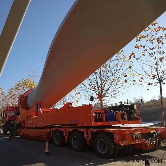 双子汽车 液压轴线特种车 风力发电运输半挂车 快速发货图4
