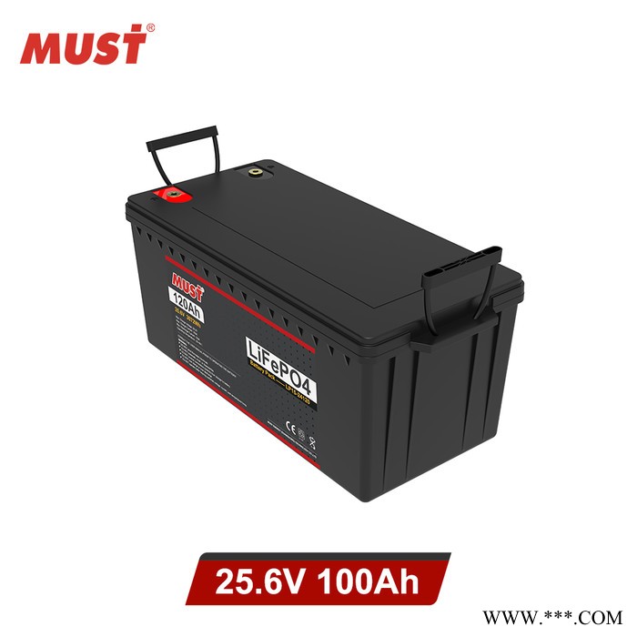 美克MUST25.6V120AH锂电池 房车风力发电船舶储能磷酸铁锂电池LP15-24120-LDL图1