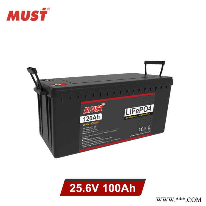 美克MUST25.6V120AH锂电池 房车风力发电船舶储能磷酸铁锂电池LP15-24120-LDL图7