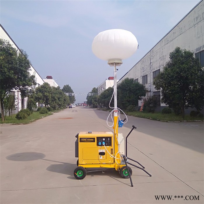 抗住风力的手推照明车防止摔倒重量级工地应急照明车厂家自主发电照明车图4