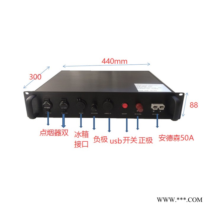 亚森车载电池12v120ah锂电池组磷酸铁动力电池组便携式户外电源 12v锂电池组图4