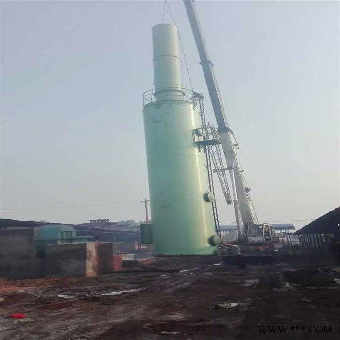 森和 玻璃钢喷淋水塔玻璃钢水膜除尘器生物质锅炉脱硫塔水循环黑烟净化图2