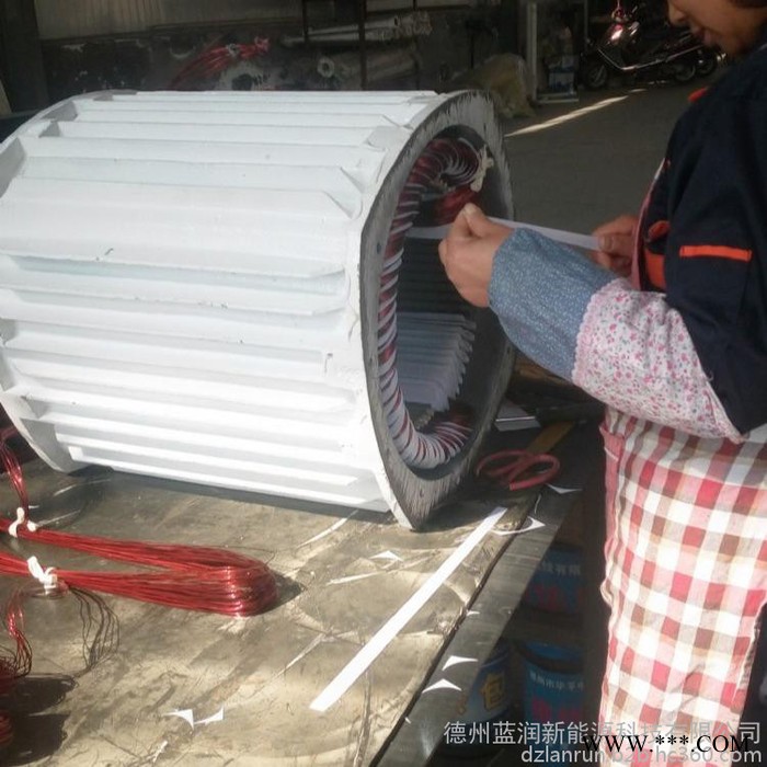 蓝润 20KW大功率低速永磁发电机 大型低速高效直驱永磁风力发电机图3
