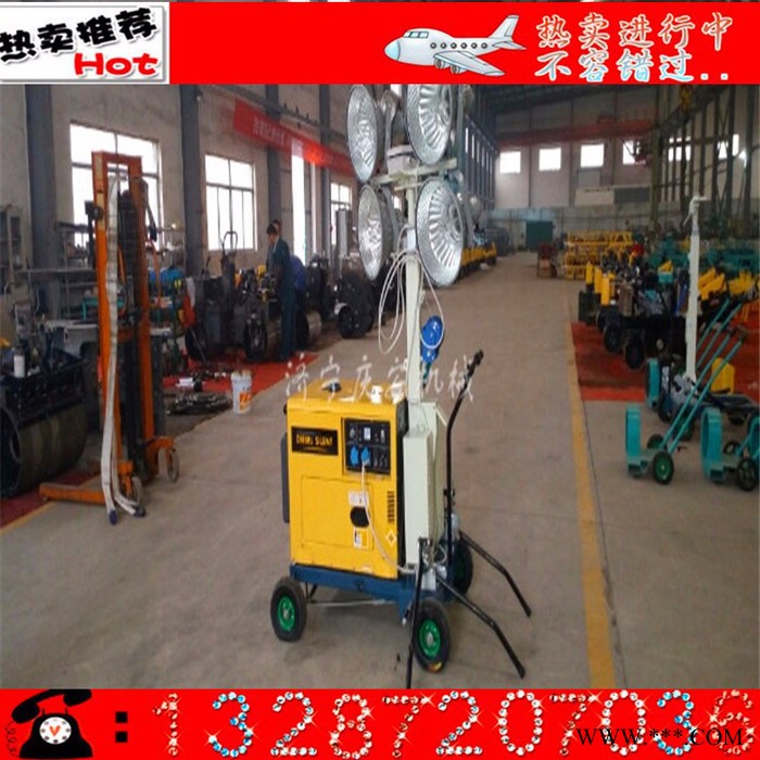 庆安QAZ-6105锂电池移动照明系统 轻便型 聚泛光可调 照明工具图3