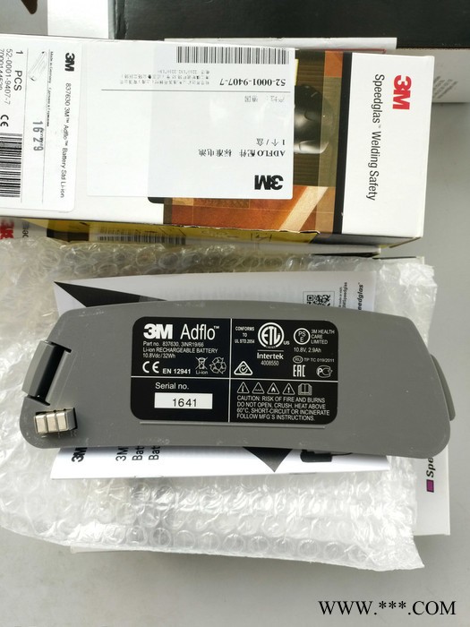 3M 837630 Adflo标准锂电池 自动变光焊接面罩送风机电池图4