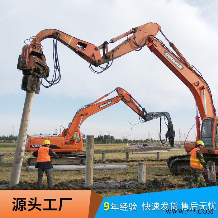 北奕机械厂家销售 高频液压桩机 液压桩机 高频沉桩 光伏发电打桩机图3
