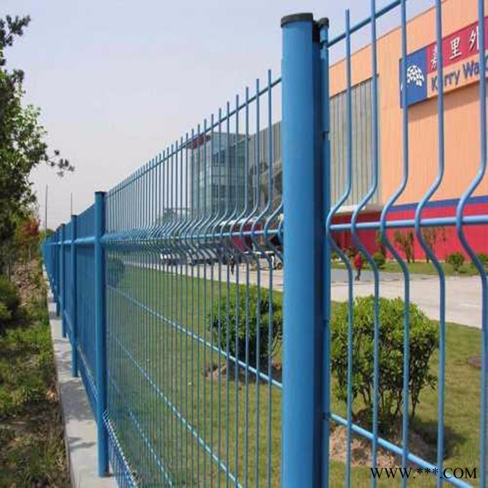 朋英 双边丝小区围栏网栅栏 浸塑护栏网 光伏电厂围栏网 直销图4
