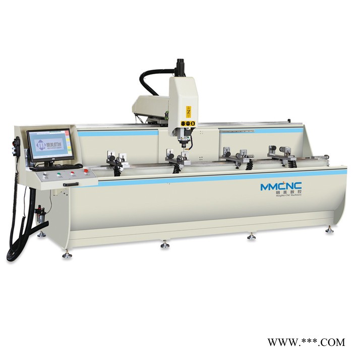 山东明美数控SCX3+1-CNC-3000 河南太阳能光伏加工设备 河南铝型材数控钻铣床 公司直营图5