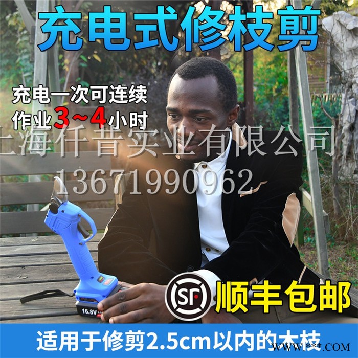 嘉林斯电动修枝剪 锂电池便携式强力修剪花木果树园林园艺修剪手剪 便携式强力修剪花木果树园林园艺修剪手剪图4