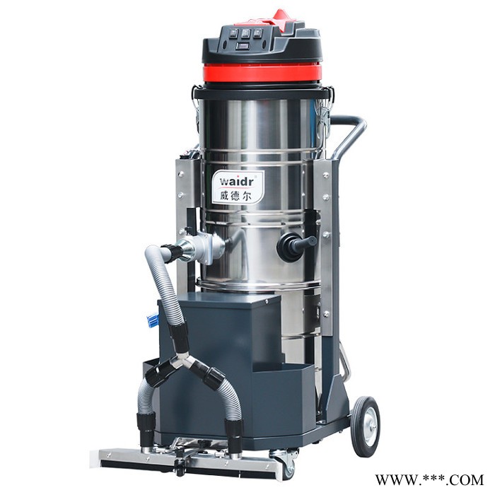 威德尔WD-100P 电瓶式工业吸尘器移动干湿两用锂电池工业吸尘机集尘机