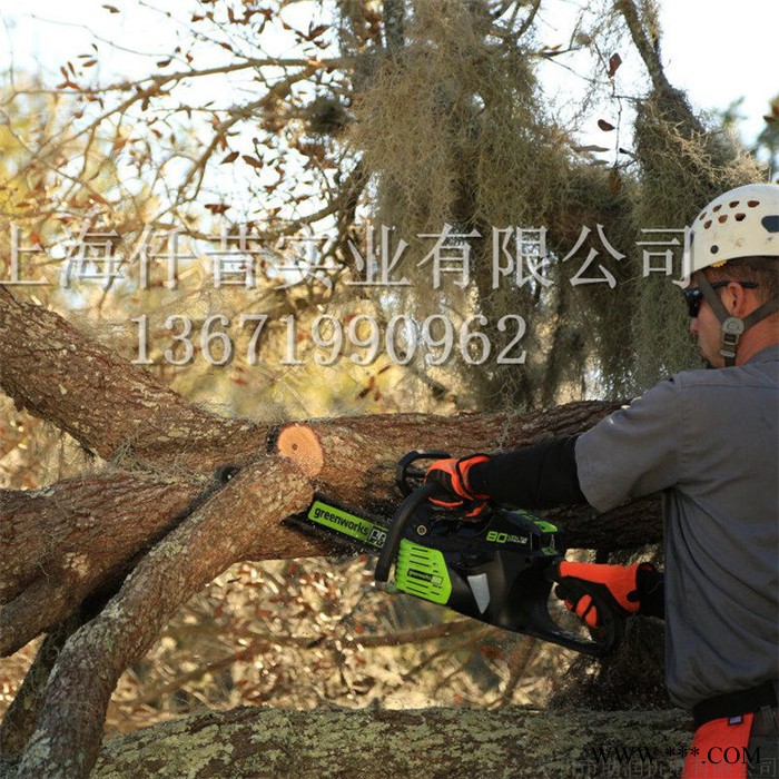 格力博greenworks80V无刷充电式链锯锂电池电锯专业伐木锯电链锯 格力博电锯图3