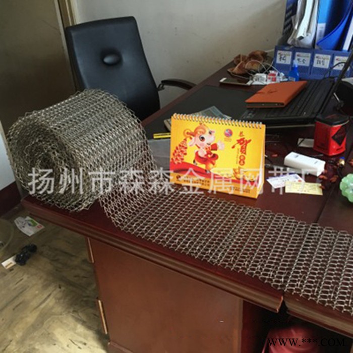 森森 太阳能光伏带 顶丝2080耐高温传送带 314不锈钢输送带 产品耐磨 寿命长图5