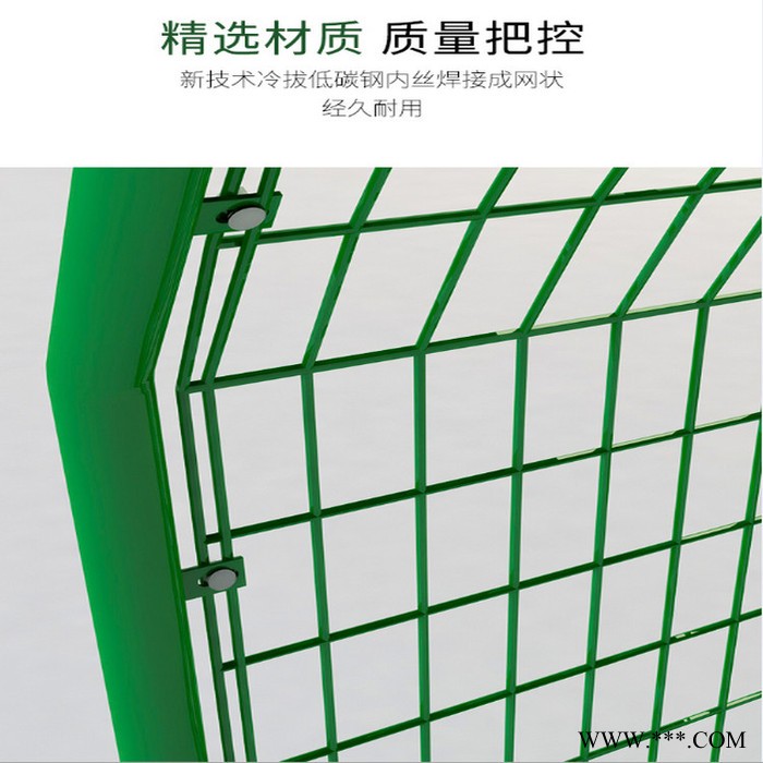诚申可定制双边丝护栏网喷塑隔离栏电厂防护光伏护栏 高速公路双边丝护栏发电站光伏护栏隔离网图4