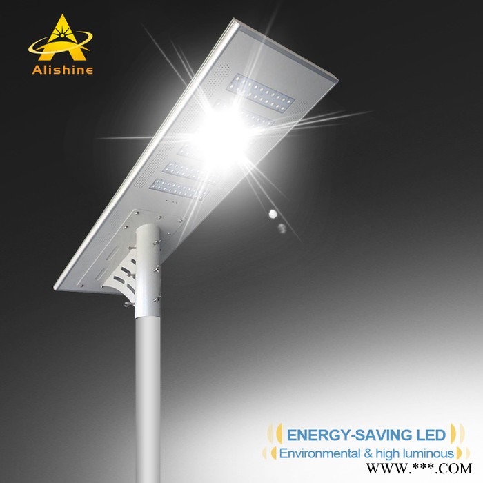 深圳工厂直销 阿里阳光AL-2120 LED太阳能路灯120w 一体化太阳能路灯 太阳能庭院灯  锂电池太阳路灯图3