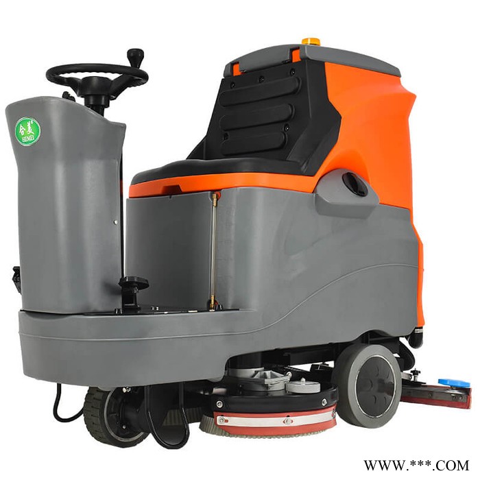 合美HMJ860 电动驾驶式洗地车 锂电池标充24V240AH 适合工厂车间商场超市图8